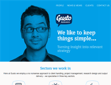 Tablet Screenshot of gustoresearch.com